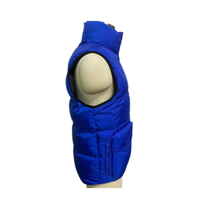 공장 OEM ODM 패션 겨울 소프트쉘 기모 지퍼 민소매 플레인 프리미엄 퀼팅 남성용 패딩 조끼 - Product Image 3