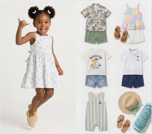 Ropa de Verano para Niños a Precios Económicos, Envío de Especificaciones Mixtas, Mezcla Aleatoria, Opción Confiable para el Stock de Tiendas - Product Image 1