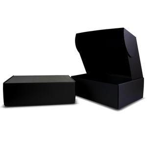 Packaging Box Mailer Black Printing Moving Corrugated Cardboard Packaging Box Carton Mailer Shipping Mail Box