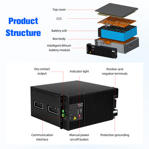 टिनपावर 10kwh 48v 200ah दूरसंचार रैक-माउंटेड लाइफपो4 बैटरी पैक स्मार्ट बीएमएस सुरक्षा 8000 चक्रों के साथ - Product Image 4