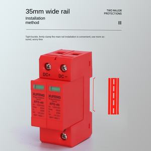 Dispositivo <span class=keywords><strong>di</strong></span> protezione contro le sovratensioni PV T2 SPD 20kA 40KA 60ka 80ka 500V 600V 800V 1000V 1p 2p 3 4p per sistema Pv - Product Image 3