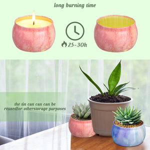 Ensemble de bougies de cire de soja à l'huile essentielle de luxe parfum longue durée sans fumée pour les fournitures de fête promotionnelles vente en gros - Product Image 6