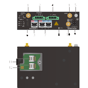 Hw AR502EGRz-L 50010398 Gateway Industrial IoT Serie AR500, 2*GE Interfaces Eléctricas, Router 4G LTE con Doble SIM - Product Image 1