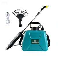 Pulvérisateur d'eau électrique automatique portable pour les épaules, batterie au lithium 2000 mAh, autonomie de pulvérisation de 120 minutes, pour les fleurs et les plantes du jardin