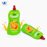 Pochettes souples personnalisées avec bec verseur, qualité alimentaire, anti-fuite, pour jus d'orange et boissons – Vente en gros usine