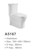 WC en céramique à siphon intégré, design monobloc, puissant jet d'eau, fonctionnement silencieux, économie d'eau, anti-odeurs, fermeture lente, design moderne