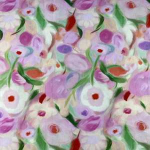 Patrón personalizado Algodón puro Tela de impresión digital Hazy Pintura al óleo Estilo Ropa para niños y tela de vestido de mujer - Product Image 6