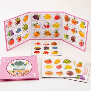 Regalo de Cumpleaños Perfecto para Niños, Libro de Rompecabezas Magnético de Frutas para el Aprendizaje de los Pequeños - Product Image 3