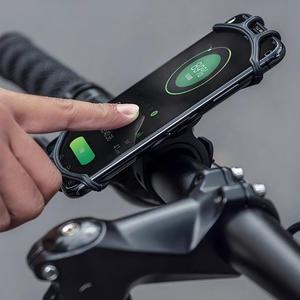 Support de téléphone universel antidérapant pour <span class=keywords><strong>moto</strong></span>, support de smartphone flexible en silicone pour <span class=keywords><strong>guidon</strong></span> de vélo, conduite en plein air - Product Image 5