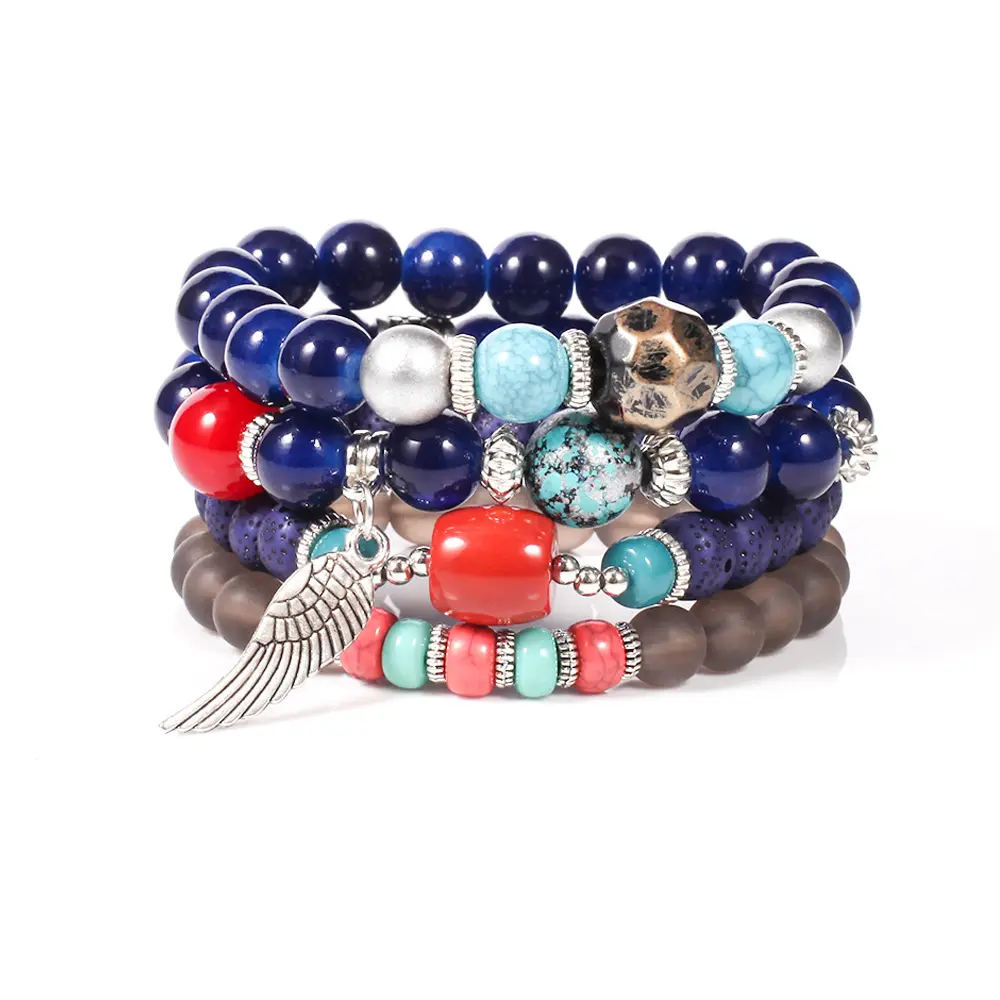 Fashion wing bead bracelet jewelry for women wholesale N203274