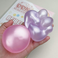 Nouveauté : Jouet Squishy en Huile de Coco Multicolore, Anti-stress, Non Rebondissant, Jouets Promotionnels Croustillants