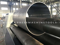 Rouleuse à rouleaux W12-16x2500 avec rouleaux de tuyaux en acier inoxydable