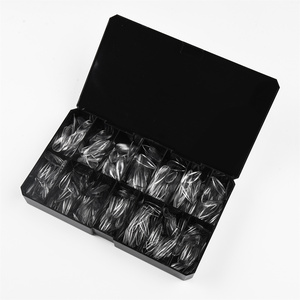 Nhà Máy Tùy Chỉnh Giá Rẻ Bán Buôn Giá Ngón Tay Móng Tay Mẹo 14 Kích Thước Đầy Đủ Bìa Gel Nail Mẹo Mở Rộng Tự Nhiên Trung Stiletto 112Pcs - Product Image 6