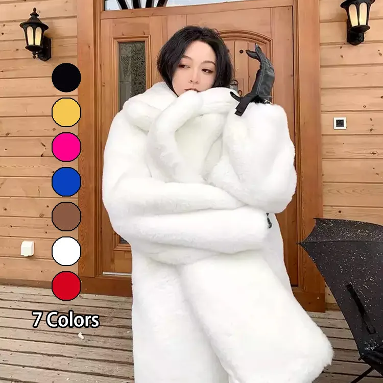 New Arrival Ladies Hooded Russia Winter Luxury Natural Fashion Fox Furs Coat For Women