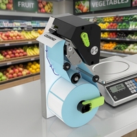 Impresora de Etiquetas Integrada LPM-562 de 2 Pulgadas con Función de Despegue Automático y Reciclaje de Papel de Respaldo para Básculas
