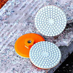 Disque de meulage diamanté intégré de 100 mm pour le polissage à sec du marbre et la découpe, à utiliser avec une meuleuse d'angle - Product Image 1