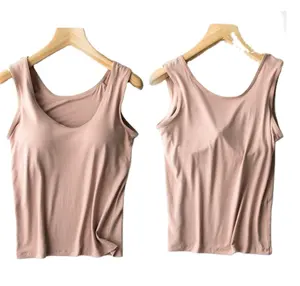 Wholesale women s tank tops with built in bra Casual & Sporty Tanks & Camis  –