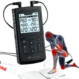 4 in 1 Combo 4000Hz IFC RUSS Ems Tens Massager for Rehabilitation center Physiotherapist