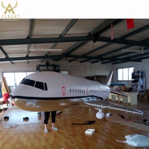 Jouet d'<span class=keywords><strong>avion</strong></span> gonflable personnalisé: grand modèle d'<span class=keywords><strong>avion</strong></span> suspendu avec logo - Product Image 4