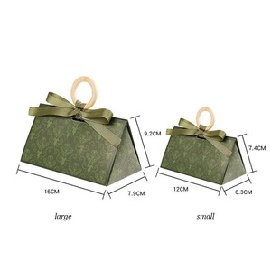 Boîte cadeau de bonbons de <span class=keywords><strong>mariage</strong></span> vintage avec ruban pour boîte de confettis de fête Boîte d'emballage de bonbons au chocolat de luxe - Product Image 6