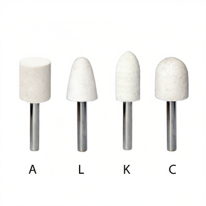 Tampons de polissage en feutre Fervi sur tige en formes A, L, K, C pour un polissage de précision - Product Image 2