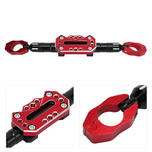 Support d'extension de <span class=keywords><strong>guidon</strong></span> de <span class=keywords><strong>moto</strong></span> modifié, barre transversale renforcée avec plaque sculptée, barre d'équilibrage - Product Image 3