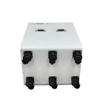 Batterie domestique LiFePO4 20,48 kWh 51,2 V 400 Ah pour système de stockage d'énergie (ESS) hors réseau, avec surveillance à distance et support au sol