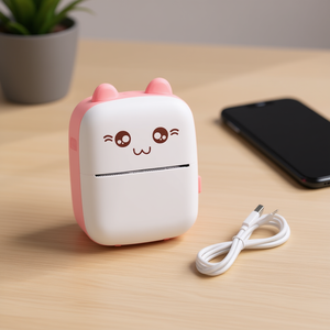 Myrva Mini Thermal <b>Printer</b> 30mm 200 DPI Wireless Rechargeable For <b>Receipt</b> Printing - Product Image 2