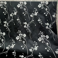 Tissu Jacquard à Motifs Sombre en Satin Linglan, Robe Formelle, Tissu de Créateur JSU-28056