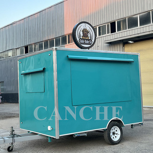 Concession mobile de camion de nourriture pour barbecue Chariot mobile de cuisine pour snack et café Remorque de nourriture à vendre - Product Image 1