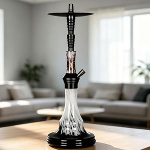 Moderno Set de Hookah Portátil de Acero Inoxidable con Acabado Espejo y Función de Humo Suave - Product Image 6