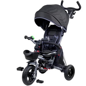 <span class=keywords><strong>Triciclo</strong></span> para niños pequeños plegable 7 en 1 para <span class=keywords><strong>18</strong></span> <span class=keywords><strong>meses</strong></span> 5 años Frenos dobles Neumático de goma todo terreno Asiento giratorio <span class=keywords><strong>Triciclo</strong></span> para niños - Product Image 1