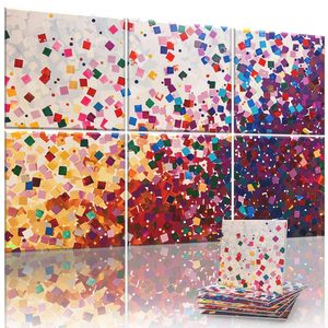 Paneles acústicos de Pintura <span class=keywords><strong>Art</strong></span>ística, juego de paneles 3D, paneles de pared acústicos modernos impresos en HD para estudio de oficina - Product Image 1