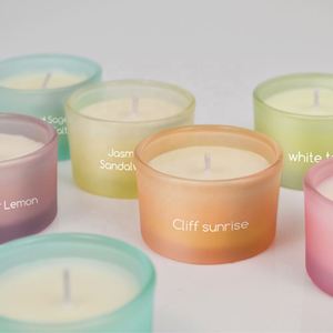 Vente en gros de bougies de Noël parfumées en cire de soja, ensemble de 7 bougies parfumées de luxe, coffret cadeau - Product Image 4