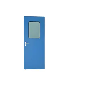 Purified Steel Airtight Door for Hospital Wards Dust-Free Workshop Operating Room Purification Hospital Air Cleaning Equipment