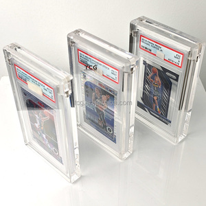 Présentoirs <span class=keywords><strong>en</strong></span> acrylique de haute qualité pour cartes gradées BGS, cadre de rangement pour cartes de sport de basketball, protection antichoc PSA, étui pour cartes gradées - Product Image 4