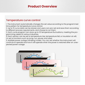 Regolatore di Temperatura Programmabile a Segmenti con Tavola di Programmi Multi-segmento e Comunicazione 485 XMTF - Product Image 4