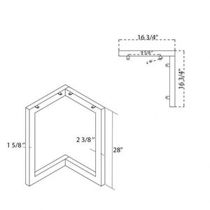 L Shape Steel Coffee <b>Table</b> Base Bench <b>Legs</b> Coffee <b>Table</b> <b>Legs</b> Bench Base Iron Furniture <b>Leg</b> - Product Image 2