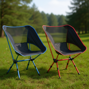 Silla de Camping Ajustable de Aluminio, Diseño Plegable con Tela Oxford, para Uso en Exteriores y Jardín - Product Image 2