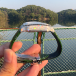 นาฬิกา<span class=keywords><strong>เพชร</strong></span>โมอิสซาไนต์ <span class=keywords><strong>VVS</strong></span> สุดหรูสำหรับผู้ชาย ขนาด 40 มม. หน้าปัดสีเขียว สายหนังแท้ ระบบอัตโนมัติ ดีไซน์ฮิปฮอป - Product Image 6