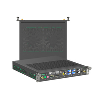 Système embarqué OPS prenant en charge l'affichage 8K 60Hz, 1 x M.2, Wi-Fi 2.4G/5G et Bluetooth, dimensions 195*180*30mm pour affichage interactif, PC OPS