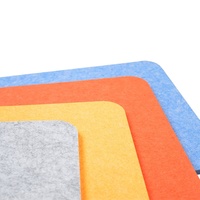 Dik, 100% polyester akoestisch paneel, geluidsisolerend PET akoestisch paneel voor wand en plafond, akoestische oplossing