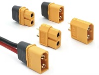 Conector de Montaje en PCB Amass Vertical XT60PB de 2 Pines, Macho y Hembra, XT60PB-M XT60PB-F, Conector de Soldadura XT60P, Adaptador de Placa