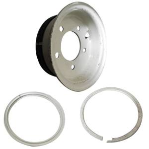 Jante de chariot élévateur Clark 260100179 en acier à 5 trous, pièce de rechange arrière pour chariot élévateur diesel D20S5 D25S5 D30S5 - Product Image 5