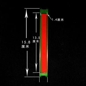 ที่ม้วนสายพลาสติกแบบเรียบง่าย แผ่นม้วนสีสันสดใส กาวสองหน้า คลิปหนีบอุปกรณ์ตกปลา สำหรับคันเบ็ด - Product Image 2
