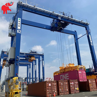 Grues portiques à pneus (RTG) certifiées CE de 50 tonnes, grue portique à pneus (RTG) de 30T et 40T pour les opérations en entrepôt de conteneurs