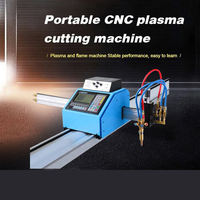 Machine de découpe plasma CNC portable 200A IGBT avec compresseur pour couper l'acier et les tôles métalliques, table de découpe plasma CNC et torche, découpeuses plasma CNC