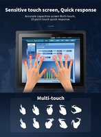 Tablette d'ordinateur à écran tactile capacitif de 10.4 pouces, mini panneau industriel, moniteur tactile tout-en-un pour pc