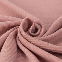 Nuevo Tejido de Punto Elástico de Poliéster y Spandex, 180 g/m², de Una Sola Cara, Altamente Elástico y Transpirable, Teñido Liso