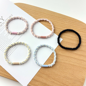<b>Braided</b> Hair Tie Nylon Weaving High Elasticity Daily Use Multi Color Hair <b>Accessory</b> - Product Image 1